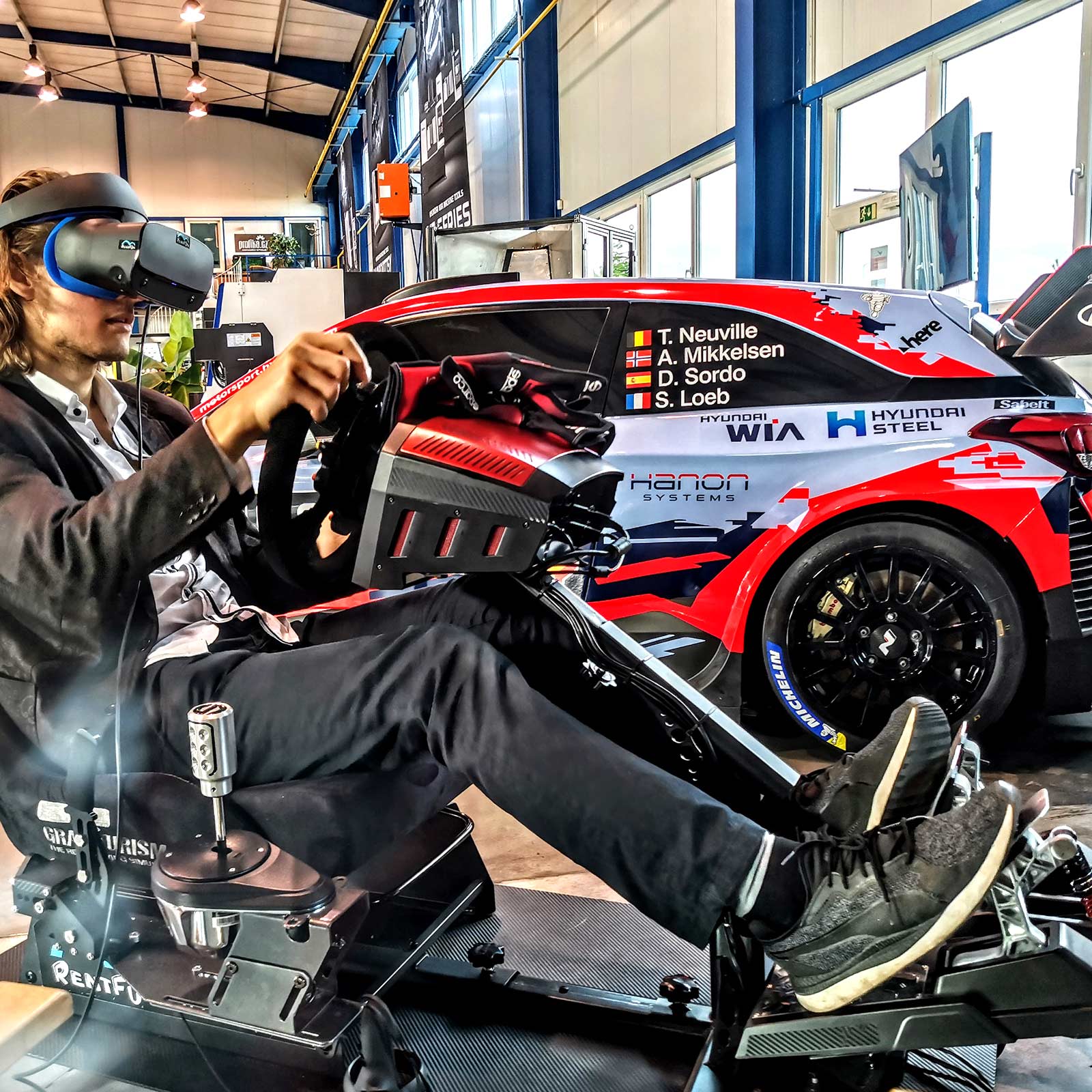 Rally simulátor Hyundai