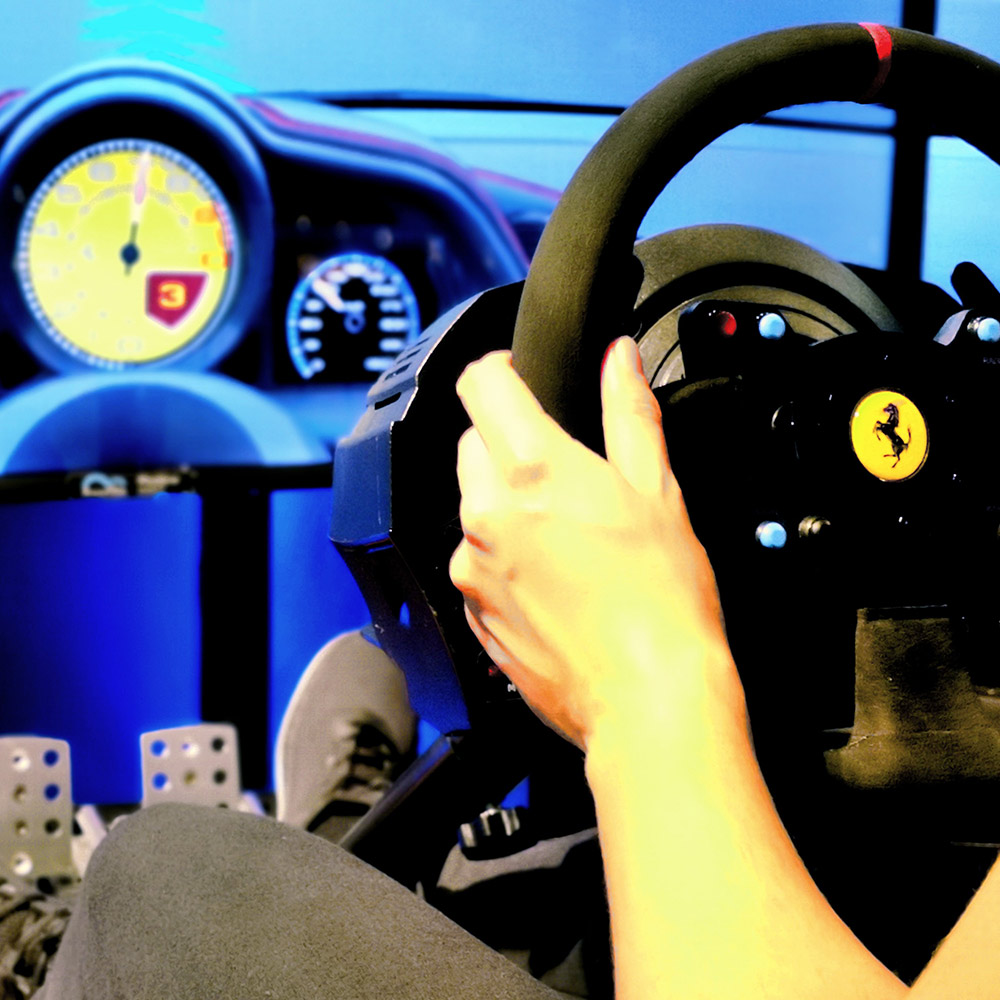 Závodní simulátor Ferrari 599XX EVO volant | Praha, CZ