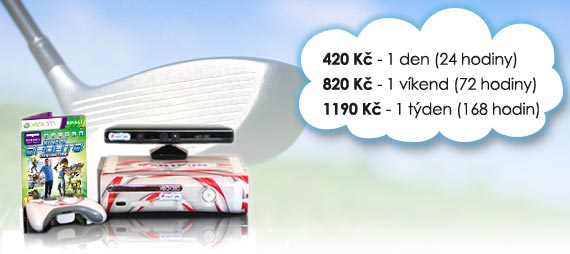 golfovy simulátor Základní, golf zabava ceny na pronájem